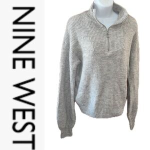 Gray Half-Zip Sweater 🩶
